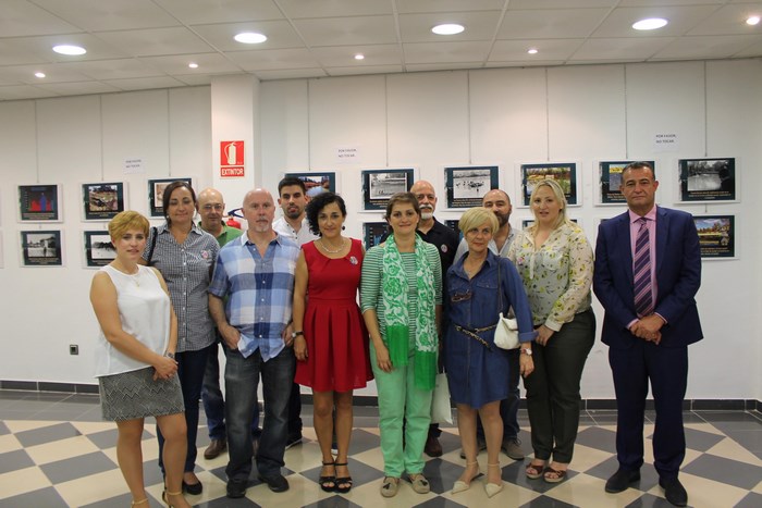 Imagen de García y Martín asistieron en Añover a la inauguración de la una exposición sobre el río Tajo