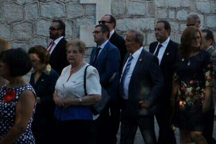 Fernando Muñoz en las fiestas de Las Ventas con Peña Aguilera