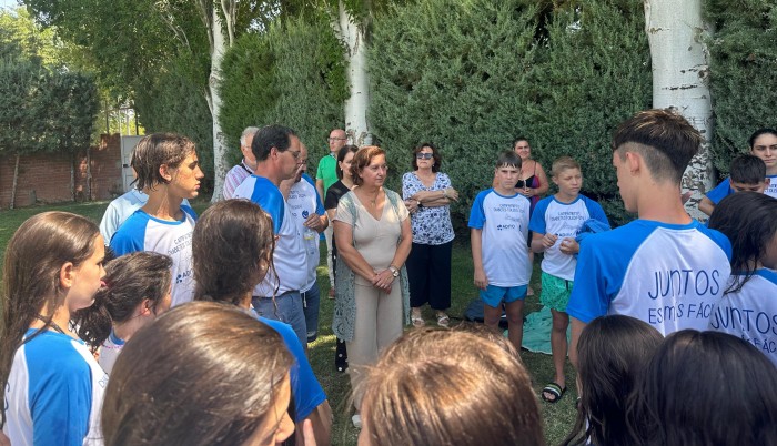 Imagen de Cedillo en el campamento de ADITO