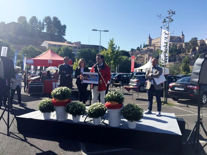 Imagen de Ángel Luengo en la inauguración X Feria del Vehículo de Ocasión