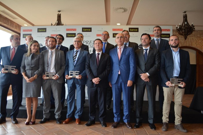 Imagen de Álvaro Gutiérrez en los premios Éxito Empresarial