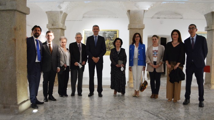 Álvaro Gutiérrez con los familiares de Guerrero Malagón