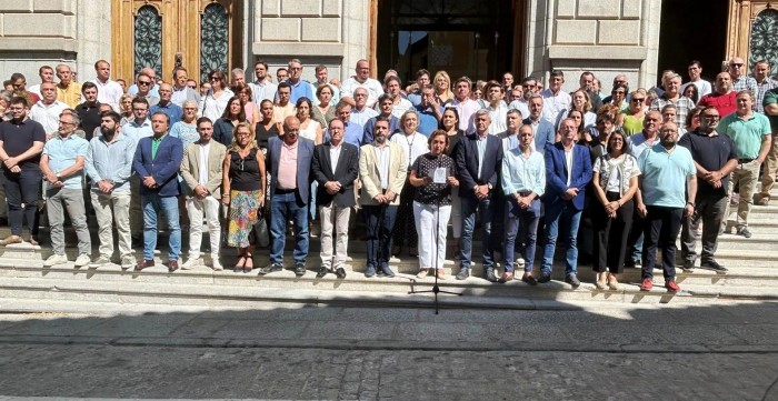 Imagen de Minuto de silencio en la Diputación de Toledo