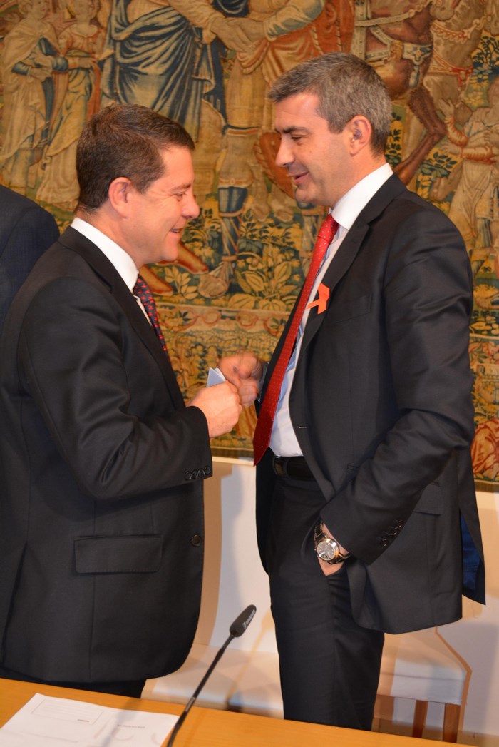 Imagen de Emiliano García-Page y Álvaro Gutiérrez