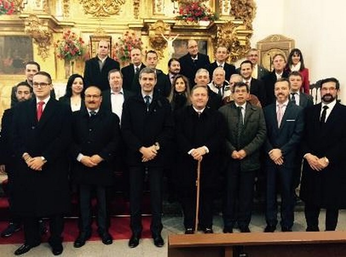 Álvaro Gutiérrez, en las fiestas de Huecas en honor de Santa Eugenia
