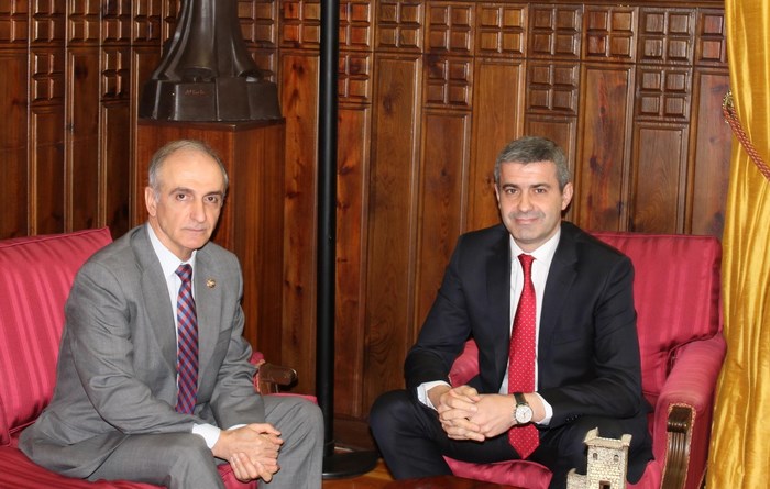 Álvaro Gutiérrez con José Sánchez