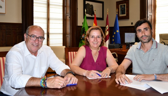 Conchi Cedillo, Diego Martín y José Eugenio del Castillo