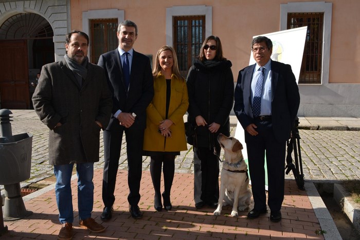 Foto con perro guía