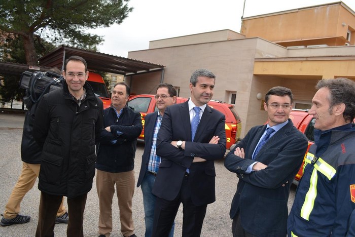 Imagen de Álvaro Gutiérrez se interesó por el trabajo de los bomberos del Consorcio