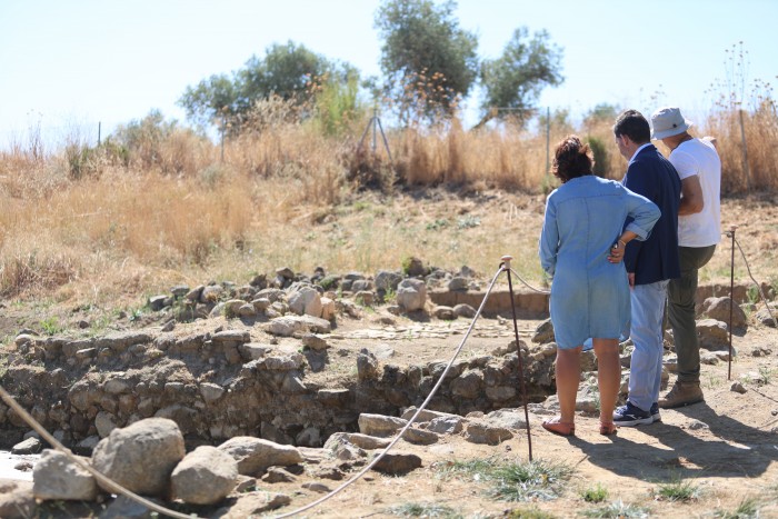 Imagen de 23092025 Romera visita el yacimiento de Guarrazar 6