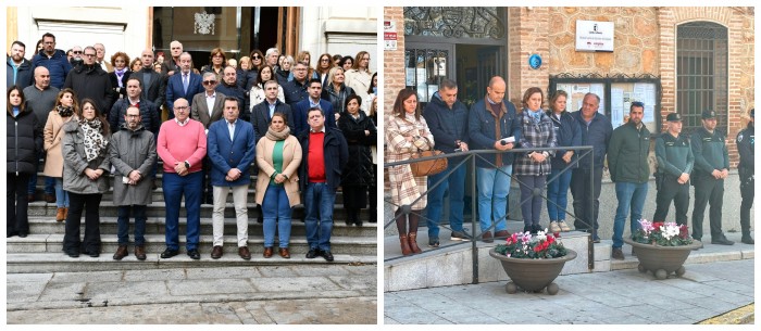 Imagen de Minuto de silencio en Diputación y en Los Navalucillos