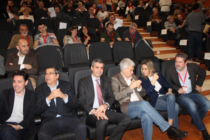 Imagen de Álvaro Gutiérrez momentos antes de iniciarse el 11º Congreso de Unión Provincial de CCOO