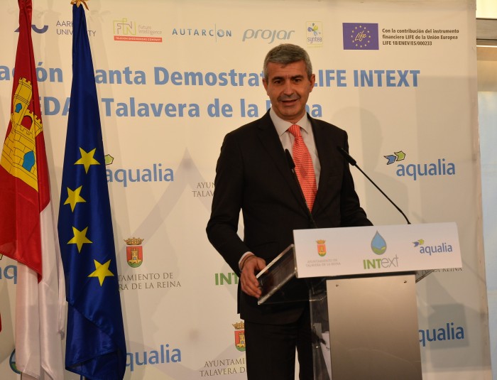 Imagen de Álvaro Gutiérrez en un momento de su intervención en el acto de inauguración