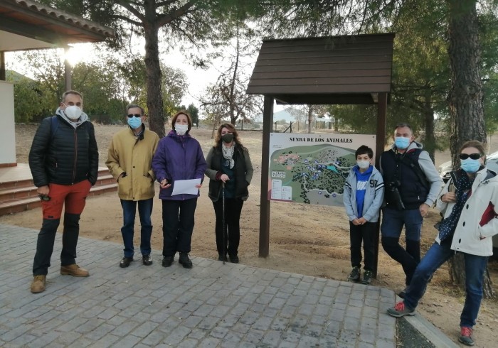 Primeros visitantes en el Aula de la Naturaleza El Borril