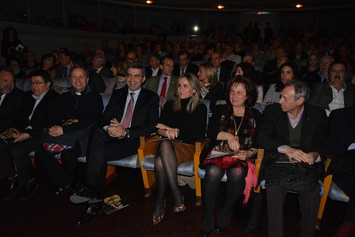 Imagen de Álvaro Gutiérrez antes de comenzar el pregón