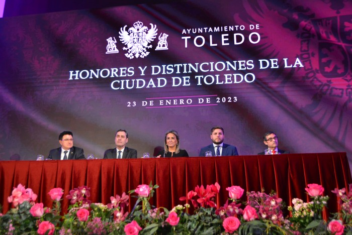 Imagen de Fernando Muñoz en el acto de Honores y Distinciones de San Ildefonso