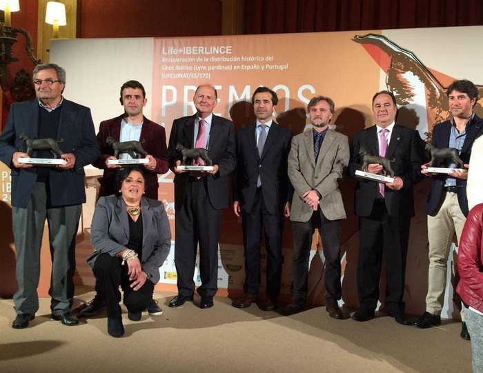 Imagen de Recogida del premio en Sevilla