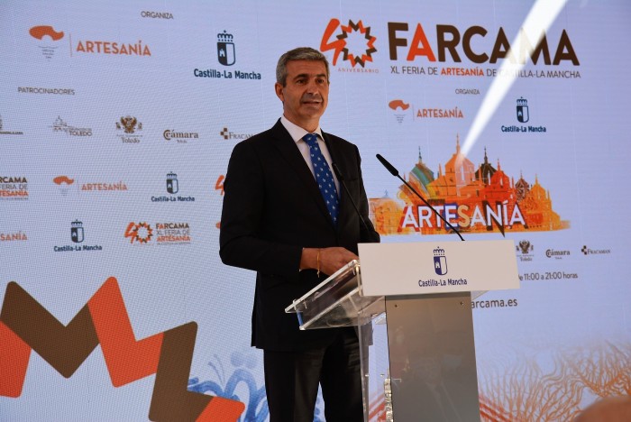 Imagen de Álvaro Gutiérrez en la inauguración de FARCAMA