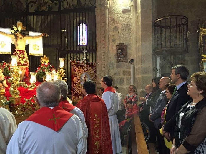 Álvaro Gutiérrez en la Misa del Cristo de la Piedad de Almorox