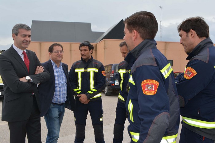 Álvaro Gutiérrez ha felicitado a los bomberos del Consorcio por su trabajo y esfuerzo