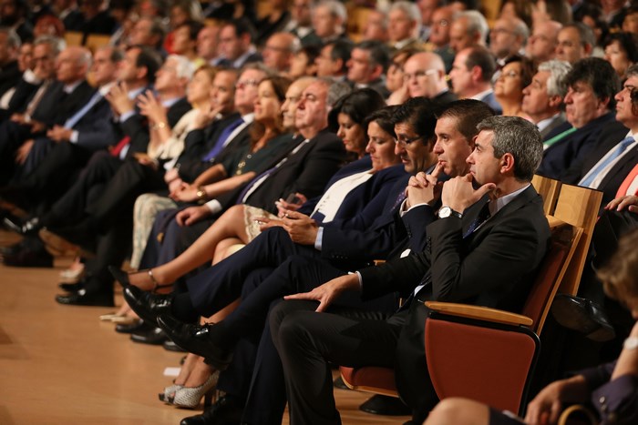 Álvaro Gutiérrez durante el acto institucional del Día de la Región