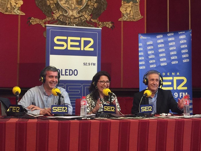 Imagen de Álvaro Gutiérrez en el programa especial del 25 aniversario de SER Toledo