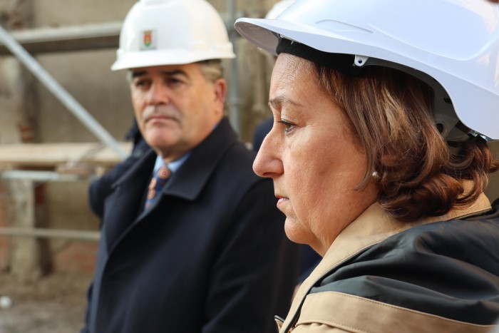 Cedillo y Gregorio en la Casa de los Canónigos