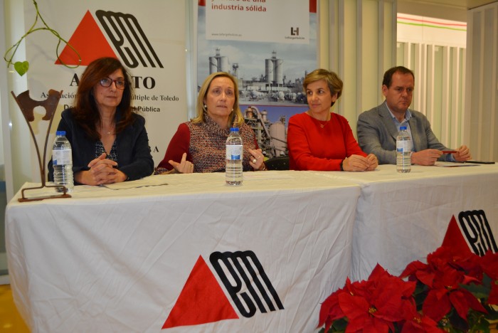 Ana Gómez durante la entrega de premios