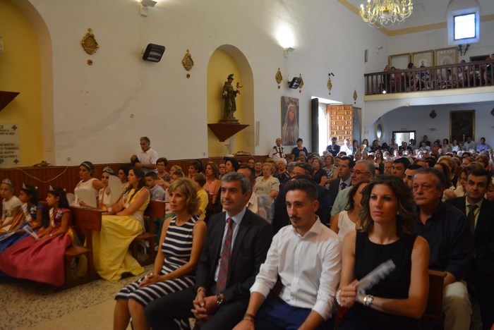Álvaro Gutiérrez en la Misa del Cristo de la Salud de Noez
