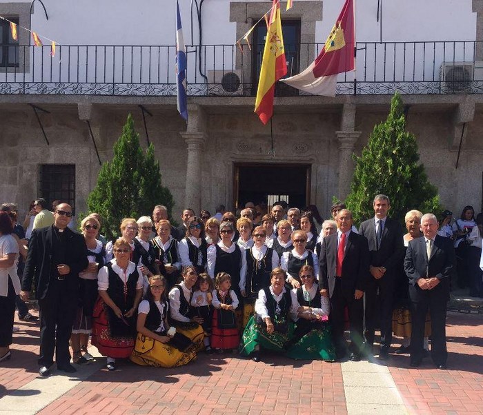Álvaro Gutiérrez en las fiestas de Paredes de Escalona
