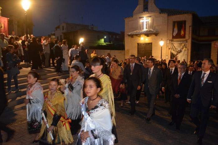 Imagen de Álvaro Gutiérrez en la procesión de Bargas