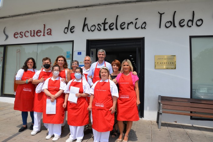 Imagen de El plato se ha elaborado en la Escuela de hostelería de Toledo