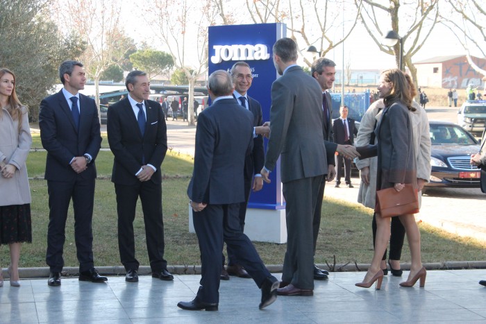 Imagen de El presidente saluda a la Reina Leticia