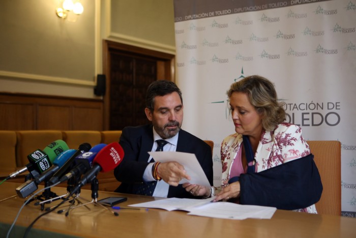 Imagen de Joaquín Romera y Soledad de Frutos en la rueda de prensa