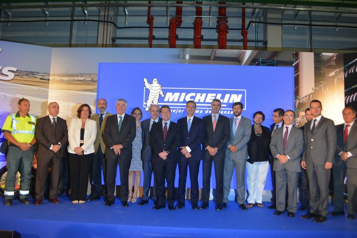 Álvaro Gutiérrez en la inauguración de Michelín en Illescas