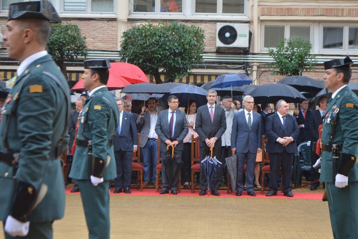 Imagen de Álvaro Gutiérrez en el acto institucional del Día de la Guardia Civil