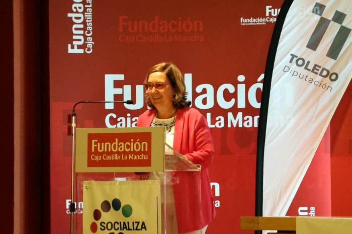 Imagen de Concepción Cedillo en la inauguración de la I Jornada Personas Mayores