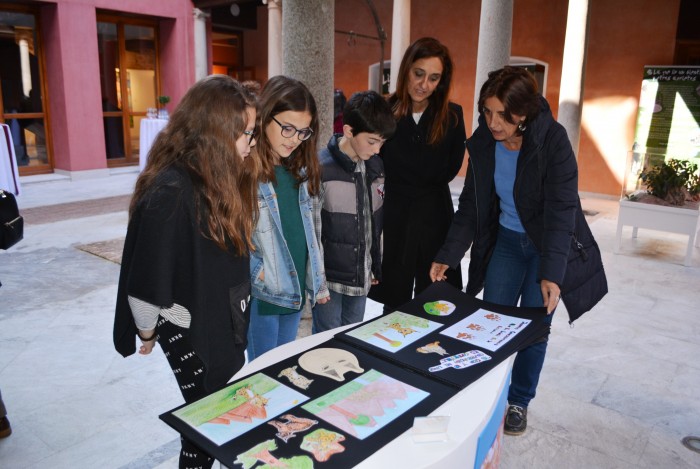 Imagen de Flora Bellón en la exposición