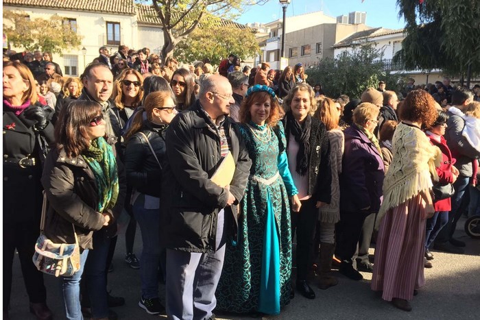 Imagen de Mª Ángeles García en las Jornadas Cervantinas de Esquivias