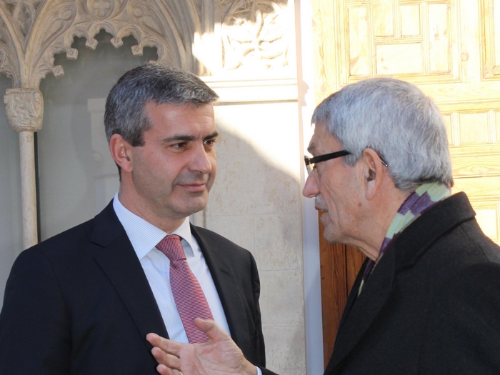 Imagen de Álvaro Gutiérrez charla con Joaquín Sánchez Garrido, nuevo presidente del Consejo Consultivo
