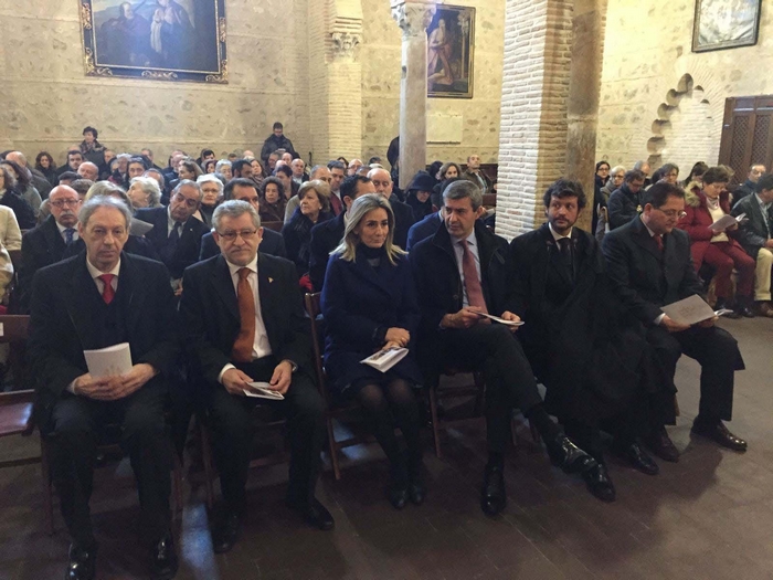 Imagen de Álvaro Gutiérrez junto a Milagros Tolón, Ángel Felpeto y Fernando Sanz