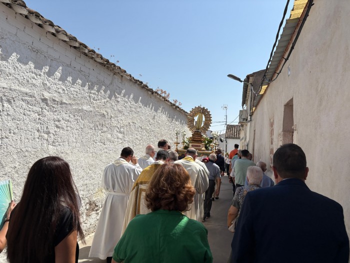 Cedillo en la procesión de Torralba de Oropesa