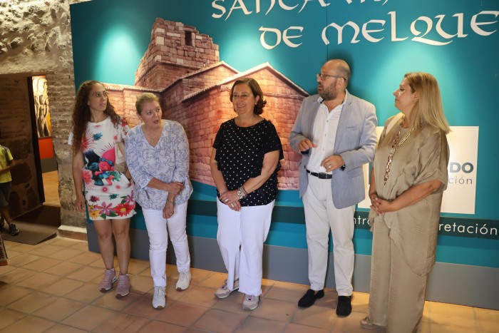 Imagen de Concepción Cedillo en la inauguración Centro de Interpretación