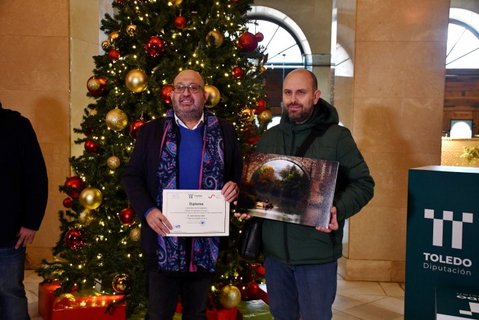 Imagen de Tomás Arribas con el primer premio