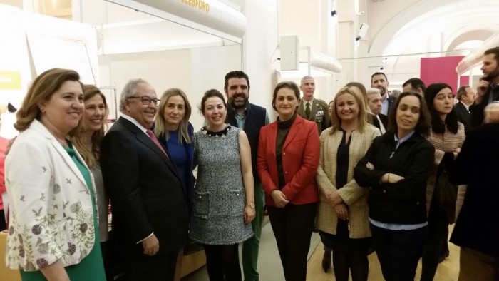 Imagen de María Ángeles García en la inauguración de la Feria del Dulce y la Cuaresma de Toledo