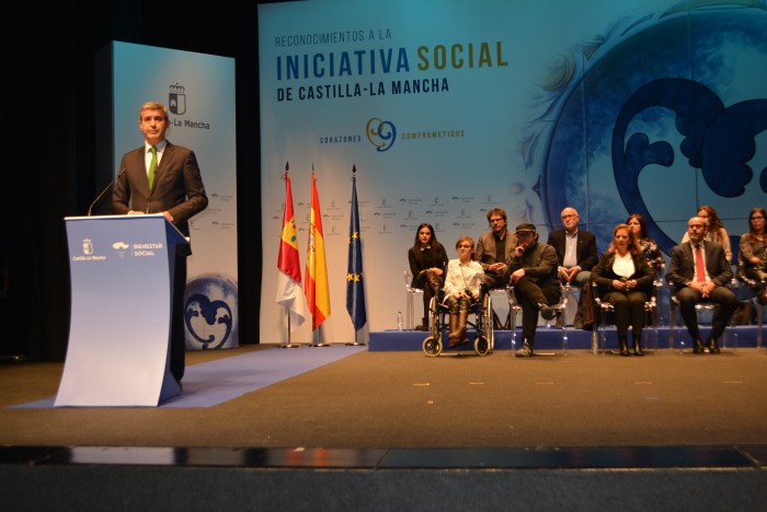 Imagen de Álvaro Gutiérrez durante su intervención