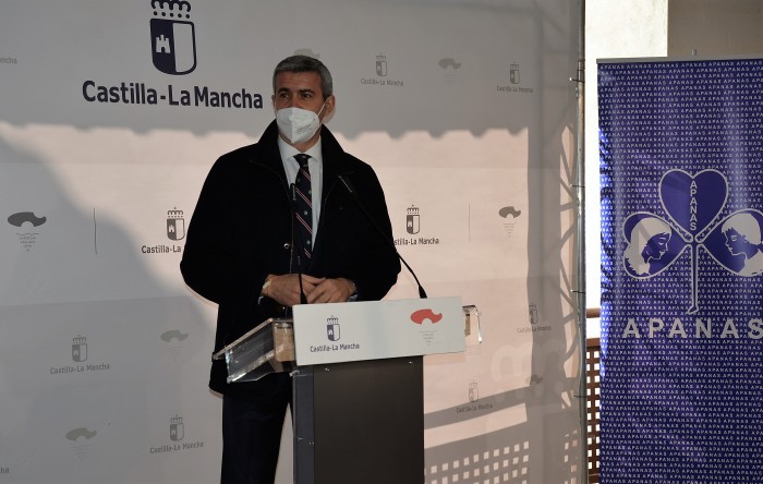 Álvaro  Gutiérrez en su intervención en los actos de inauguración