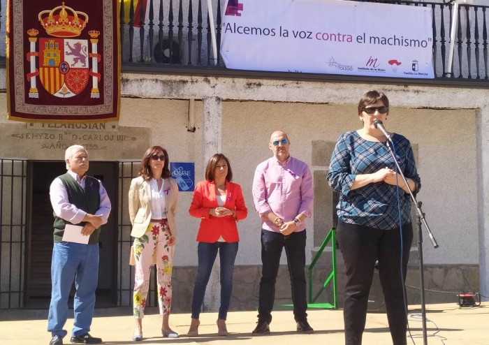 Inauguración del acto en Pelahustán