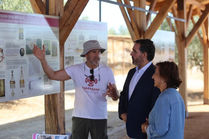 Imagen de 23092025 Romera visita el yacimiento de Guarrazar 3