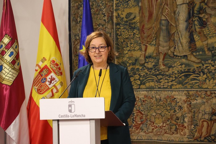Concepción Cedillo durante su intervención